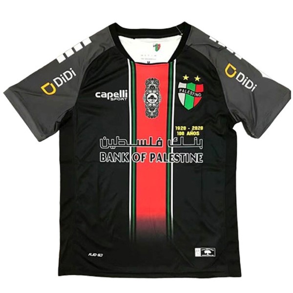 Tailandia Camiseta CD Palestino 1ª 2020/21 Negro